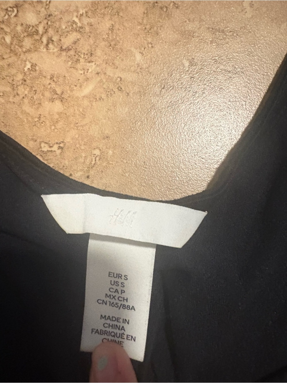 H&M Black Long-Sleeve Women's Tee View 2